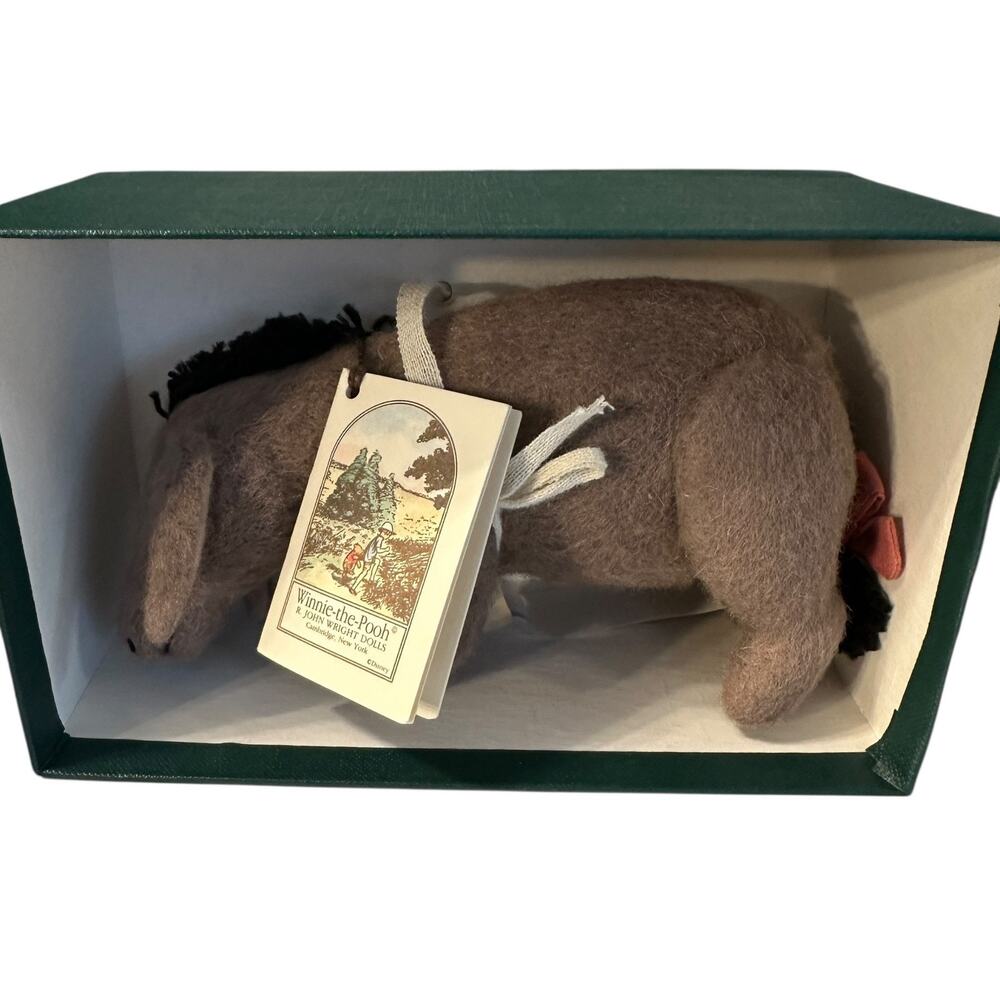 R John Wright Winnie The Pooh Pocket / Party Eeyore Signed 57/100 Rare Subset